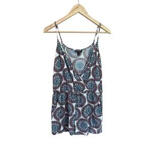 Banana Republic | Spaghetti Strap Romper | Medallion Print, Lightweight | Size S